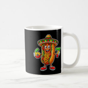 Hot Dog Essen mexikanische Fiesta Cinco de Mayo 6  Kaffeetasse