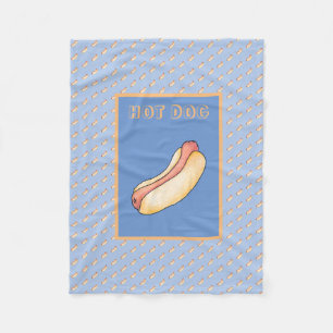 Hot Dog Fleecedecke