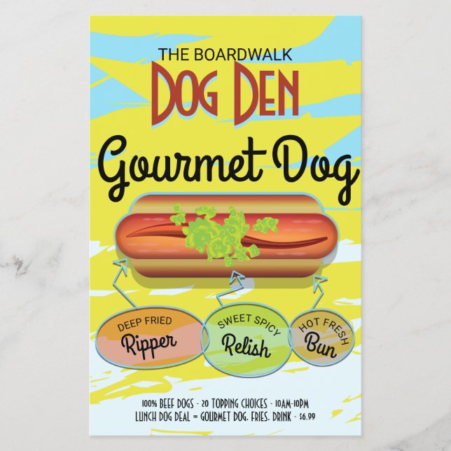 Hot Dog Flyer (Vorne)