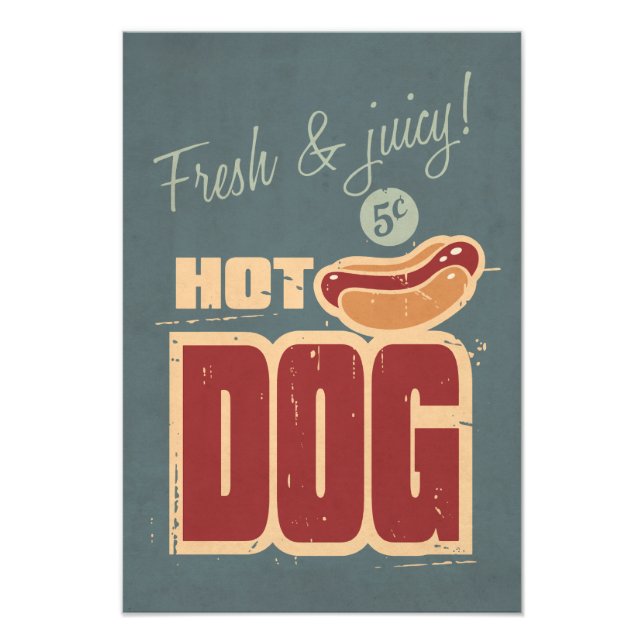Hot Dog Fotodruck (Vorne)