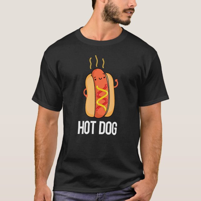 Hot Dog Funny Snack Pub T-Shirt (Vorderseite)