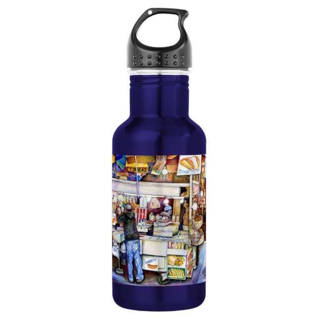 Hot Dog Gott, New York City Trinkflasche (Vorderseite)