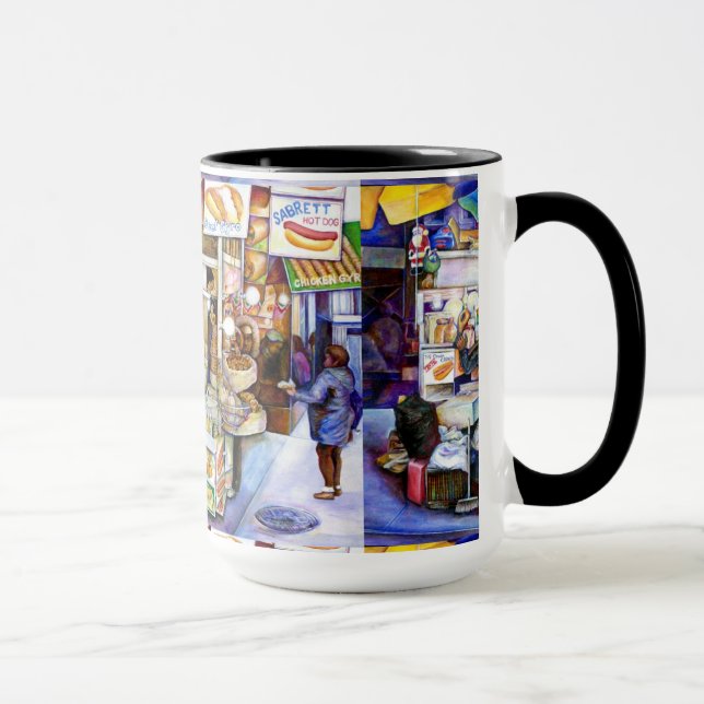 Hot Dog Gott, New York Tasse (Rechts)