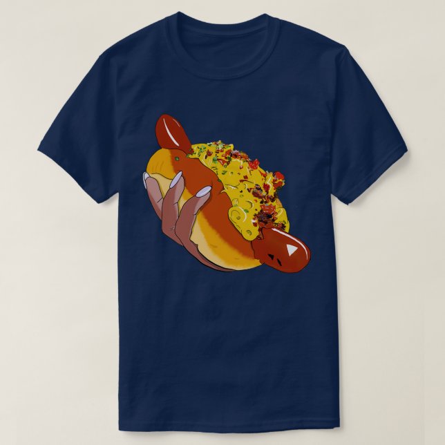 Hot Dog Grab T-Shirt (Design vorne)