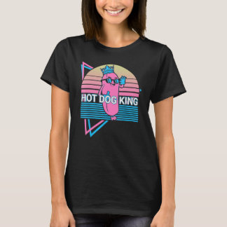 Hot Dog Hotdog Retro Hot Dog King T-Shirt