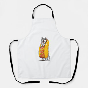 Hot Dog Husky � Lustiges Lebensmittelkostüm Schürze
