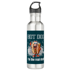 Hot Dog! Ich bin der echte Deal Edelstahlflasche