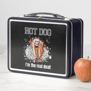 Hot Dog! Ich bin der echte Deal Metall Brotdose