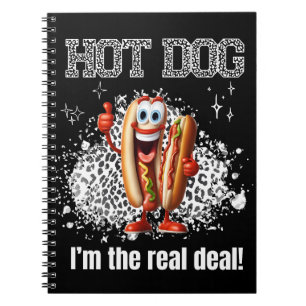 Hot Dog! Ich bin der echte Deal Notizblock