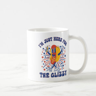 Hot Dog ich bin gerade hier für den glänzenden glü Kaffeetasse