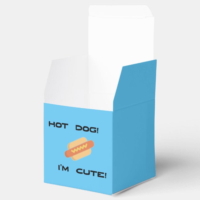 Hot Dog Ich bin Niedlich Geschenkschachtel (Geöffnet)