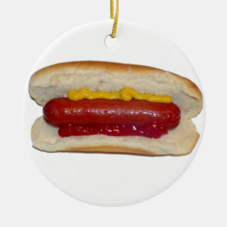Hot Dog Keramik Ornament