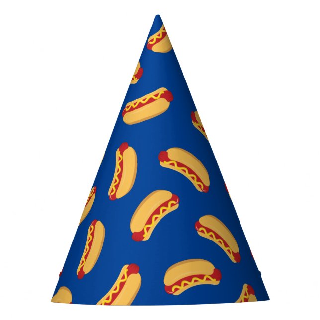 Hot Dog Kindergeburtstag Party Kochen Niedlich Partyhütchen (Vorderseite)