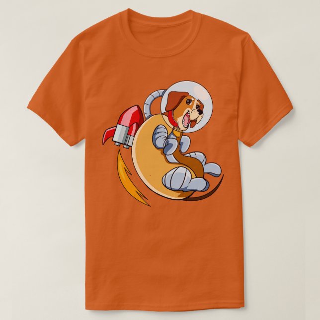 Hot Dog Lover Dog mit Rakel T-Shirt (Design vorne)