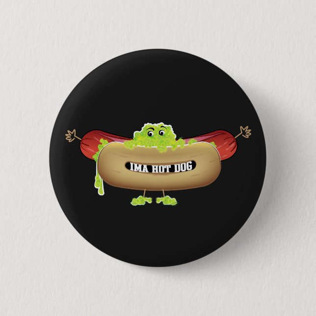 HOT DOG MAN BUTTON (Vorderseite)