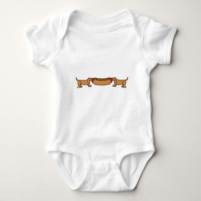 Hot Dog-O-War Baby Strampler (Vorderseite)