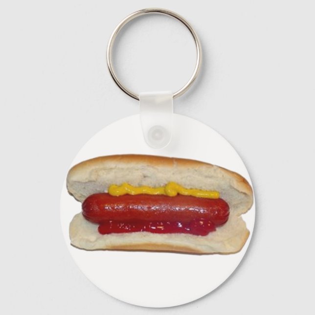 Hot Dog Schlüsselanhänger (Vorderseite)