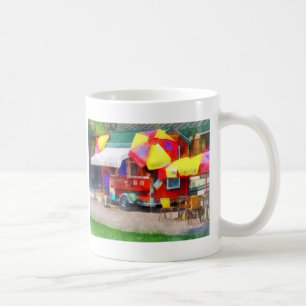 Hot-Dog-Stand im Einkaufszentrum Kaffeetasse