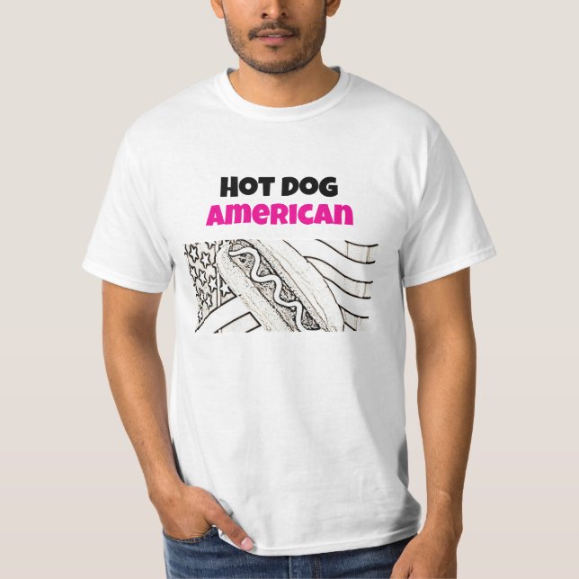Hot Dog T - Shirt (Vorderseite)