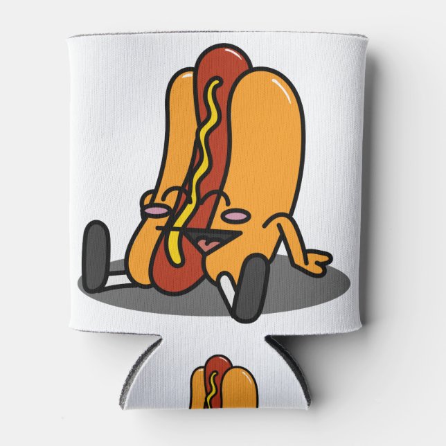 Hot Dog Typ Dosenkühler (Vorderseite)