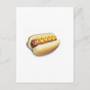 Hot Doge Postkarte