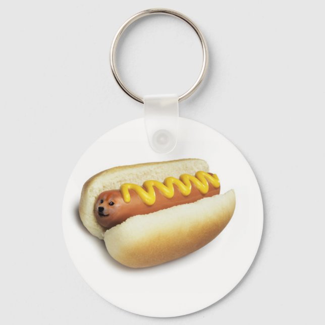 Hot Doge Schlüsselanhänger (Vorderseite)