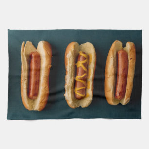 Hot Dogs and Buns Geschirrtuch
