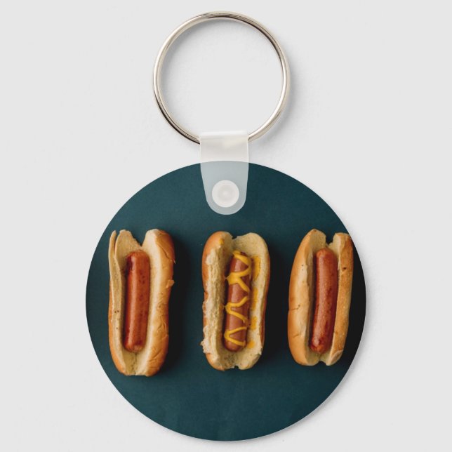 Hot Dogs and Buns Schlüsselanhänger (Vorderseite)