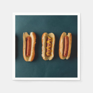 Hot Dogs and Buns Serviette