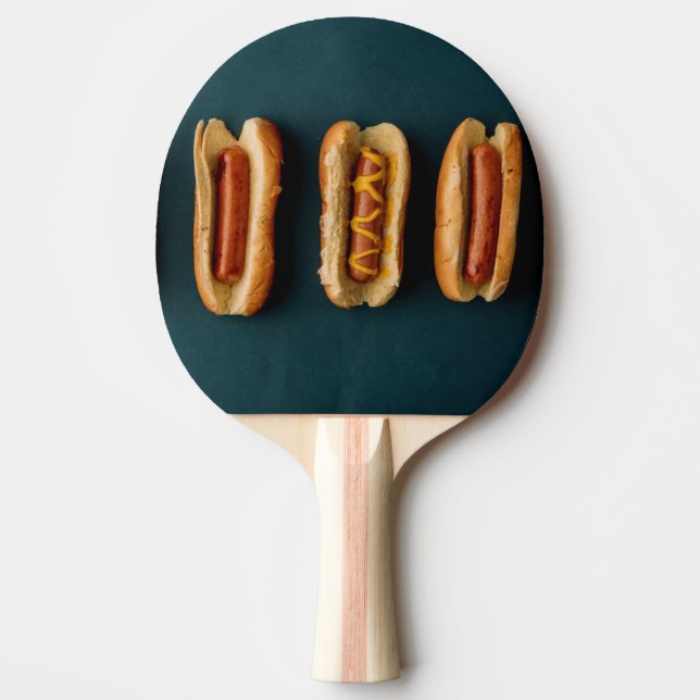 Hot Dogs and Buns Tischtennis Schläger (Vorderseite)