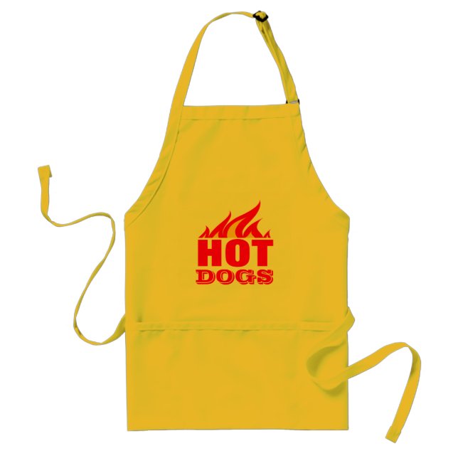 HOT DOGS feuert Grillen Schürze für Männer und Fra (Vorne)
