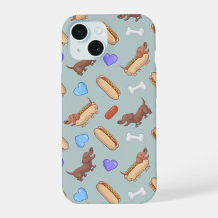 Hot Dogsund: Fall per Telefon iPhone 15 Hülle
