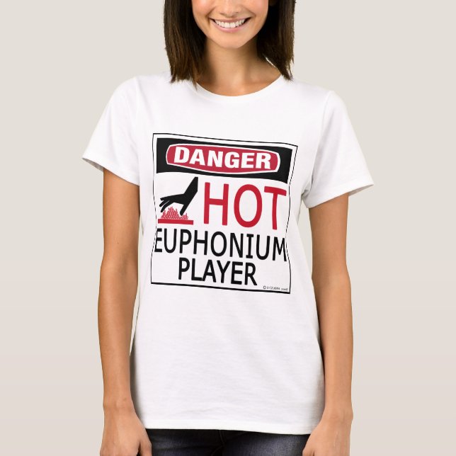 Hot Euphonium Player T-Shirt (Vorderseite)