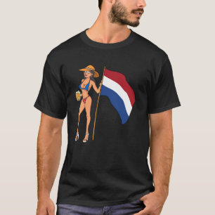 Hot Fan Girl Niederlande T-Shirt