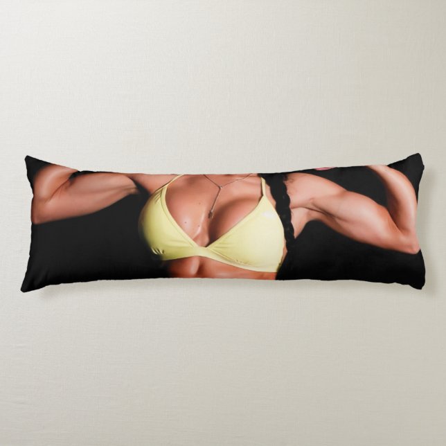Hot Fitness Girl Seitenschläferkissen (Vorderseite)