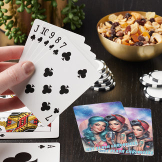 Hot Flash Chronicles spielen Card Deal und lachen Spielkarten