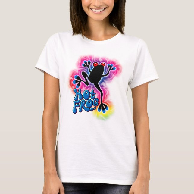 Hot Frog Surf Psychedelic Weste Shirt (Vorderseite)