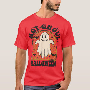 Hot Ghoul Niedlich Boo Crew Spooky Jahreszeit Hexe T-Shirt