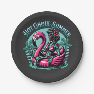 Hot-Ghoul-Sommer Pappteller