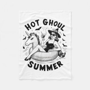 Hot Ghoul Summer Funny Halloween Outdoor Kostüme Fleecedecke