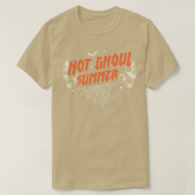 Hot Ghoul Summer Pastel Goth Gothic Funny Hallowee T-Shirt (Design vorne)