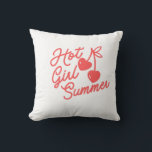Hot Girl Summer Kissen<br><div class="desc">Front and Back sides

summer what a beautiful season</div>