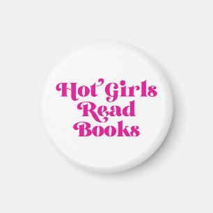 Hot Girls lesen Bücher Magnet