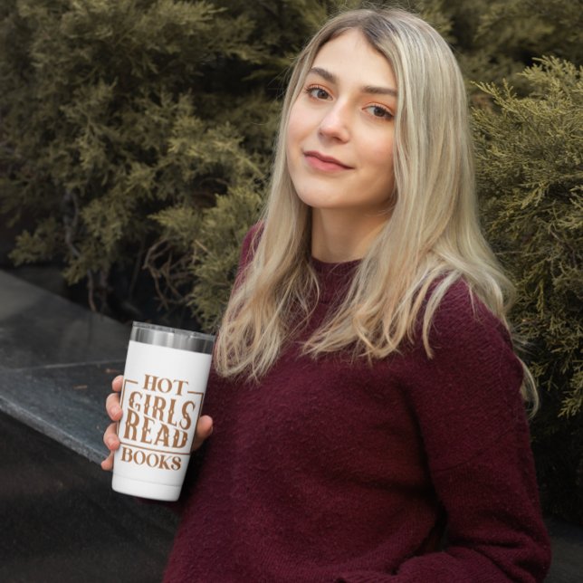 Hot Girls Lire Livres Voyage Mug (Créateur téléchargé)