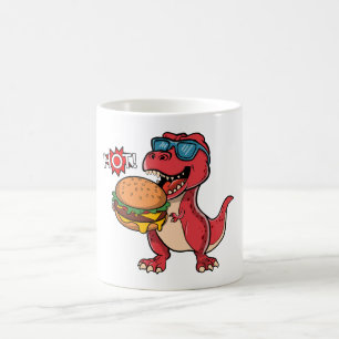 Hot Hamburger Dinosaurier Kaffeetasse
