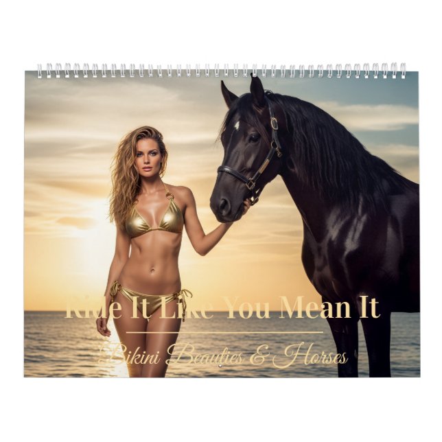 Hot Hooves & Bikini Moves - Sexy Horse Calendar Kalender (Titelbild)