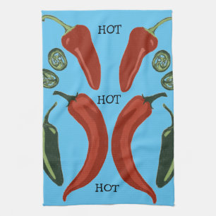 HOT HOT HOT Spicy Chilen jalapeno Geschirrtuch