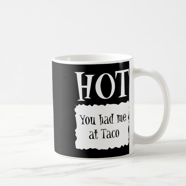 Hot - Hot Packet Halloween Taco Kostüm 1 Kaffeetasse (Rechts)