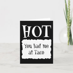 HOT - Hot Packet Halloween Taco Kostüm 1 Karte