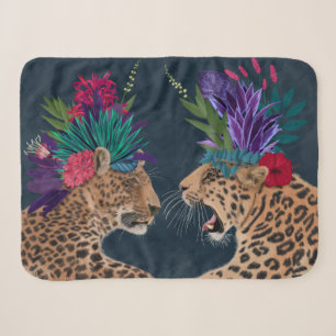 Hot House Leopards Ein Paar Sherpadecke
